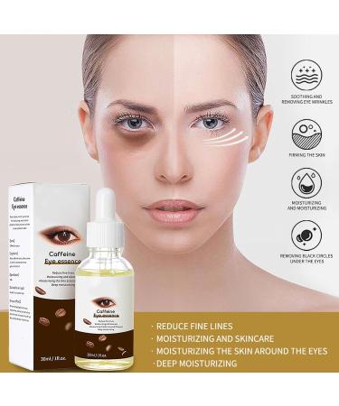 Caffeine Eye Serum Eye Serum for Puffy Eyes Eye Cream for Dark Circles and Puffy Eyes Eye Puffiness Reducer with Vitamin C Under Eye Firming Serum Anti Aging&Deep Hydration Eye Bags Remover Men&Women - Buy Online on GoSupps.com