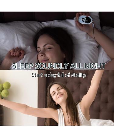 Tomorotec Handheld Sleep Aid Device - Stress Relief & Mind Relaxation | 4 Soothing Sounds 9 Intensity Levels | Portable Sleep Enhancer for Sports & Relaxation (White - Buy Online on GoSupps.com