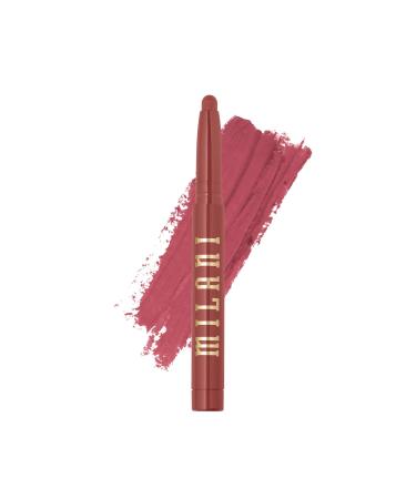 Milani Ludicrous Matte Lip Crayon (130 Crazy For You) - Long Lasting Cream-to-Matte Lip Color  Matte Lip Color Stock With Glide-On Formula  Vegan & Cruelty-Free