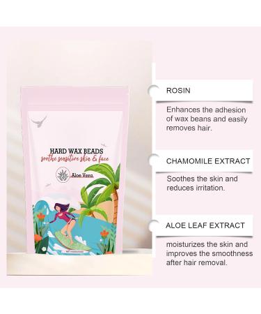 Wax beads for hair removal for sensitive skin 100 g biological removal beads for legs back face intimate area men armpits and arms chest - Buy Online on GoSupps.com