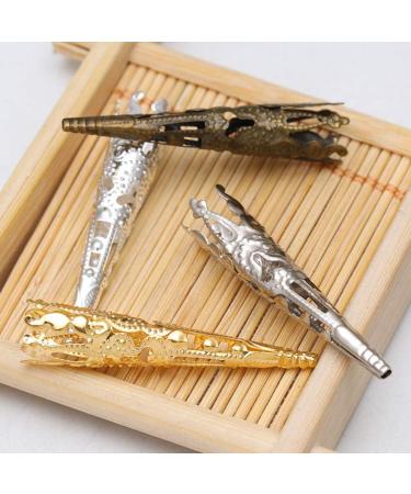 ARTIBETTER 100pcs Flower Bead Caps - Tibetan Style Metal Filigree Cones for DIY Jewelry Making (Golden) - Buy Online on GoSupps.com
