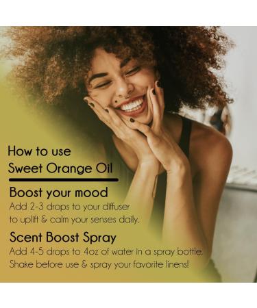 Sweet Orange Essential Oil - 100% Pure 32 fl oz | GreenHealth - Aluminum Bottle w/Plug Cap - Shop Internationally - Buy Online on GoSupps.com