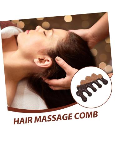 Buy Sewoart Massage Comb - Black Wooden Scalp Nursing Tool No Static Robust Design - 10.00x5.50cm for Hair Care - Buy Online on GoSupps.com