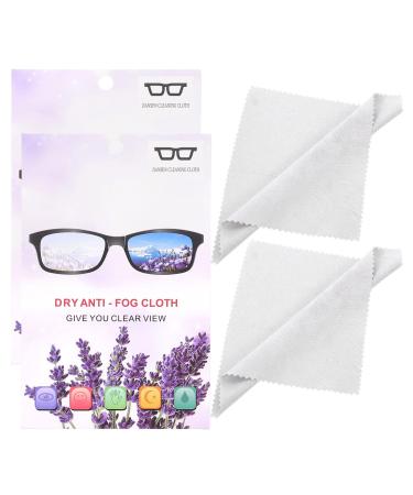 2pcs Glasses Lens Wipes -Fog Eyeglasses Cleaners Eye Glass Clean Wipes Glasses Wipes Eyeglasses Cleaning Cloths Phone Screen Cleaners Portable Wipes