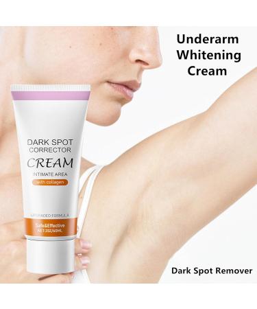Skin Whitening Cream | Armpit & Underarm Lightening | Dark Spot Corrector for Body | 2oz Intimate Area Bleaching Solution - Buy Online on GoSupps.com