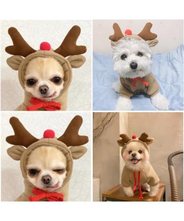 Dog Hoodie - Elk Fruit Shape Cold Weather Costume for Puppies & Cats | Sizes S M L XL - Shop Now! - Buy Online on GoSupps.com