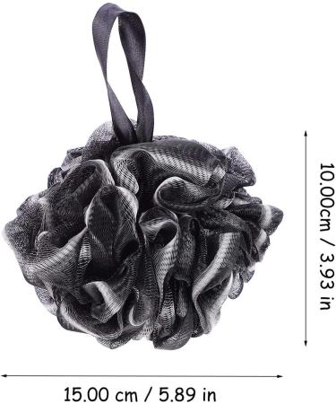 4pcs Bamboo Charcoal Bath Balls Eco-Friendly Shower Scrubber & Loofah for Relaxing Bathing Experience | Bathroom Accessories - Buy Online on GoSupps.com