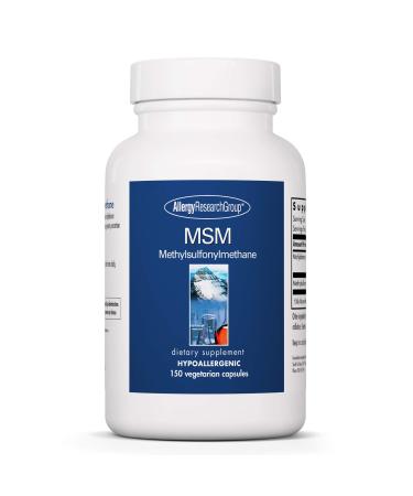 Allergy Research Group MSM Methylsulfonylmethane 150 Vegetarian Capsules