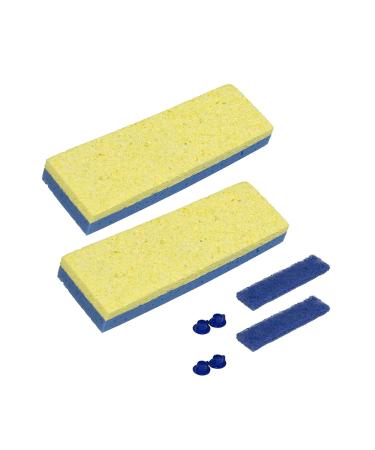 Quickie Sponge Mop Refill 3 " X 9 " type S (2 Packs)