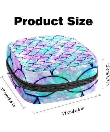 Portable Women's Menstrual Cup Bags | Ineffable Glittering Multicolored Binding-Up Bags for Teens | Feminine Insert Pockets & First Period Tampons - Buy Online on GoSupps.com