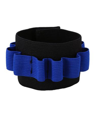 Alomejor Bullet Wrist Strap Nylon Soft Bullet Holder Wrist Belt Band Strap Pockets