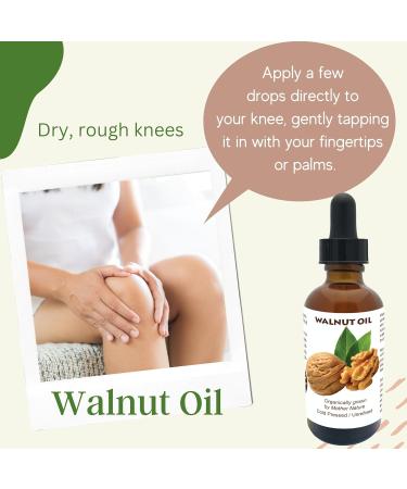 Best Nature's Cosmetics Pure Walnut Oil organic, cold pressed, unrefied moisturizing, nourishing for radiant skin and strong and soft hairs 1 fl oz / 30 ml 1 Fl Oz (Pack of 1) - Buy Online on GoSupps.com