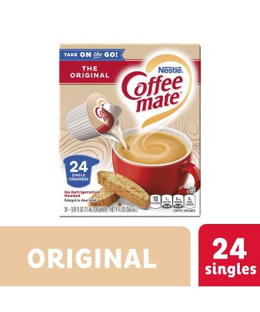 Nestle Coffee Mate Creamer Cups - Gluten-Free, Lactose-Free, Non-Dairy - 24 Count Pack - Buy Online on GoSupps.com