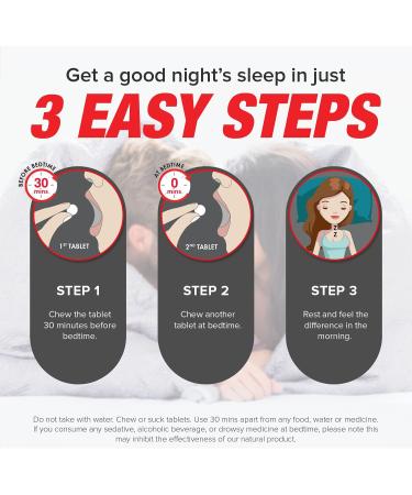 SnoreStop FastTabs - Natural Anti-Snoring Chewable Tablets for Better Sleep - 60 Count - Buy Online on GoSupps.com