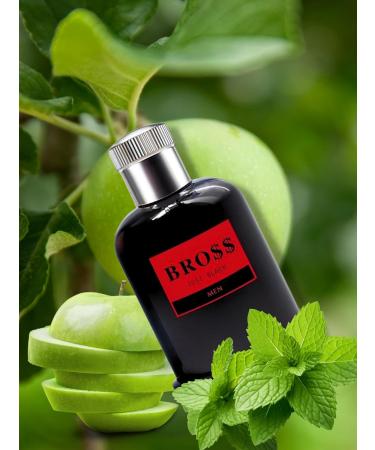 BRO$$ JUST BLACK MEN EAU DE PARFUM 3.4 FL. Oz. Aromatic fragrance for men. - Buy Online on GoSupps.com