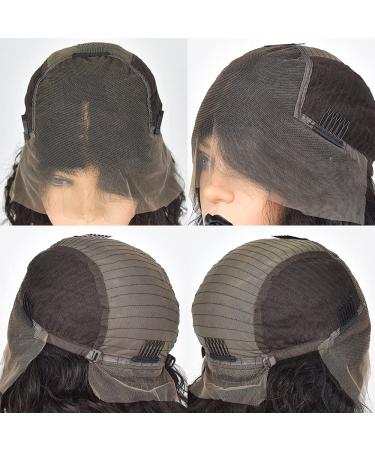 Derun Ombre Short Curly Bob Pixie Cut 13x6 Lace Front Wig 8 Inch 1B/27 Remy Human Hair with Baby Hair - Women's Wig - Buy Online on GoSupps.com