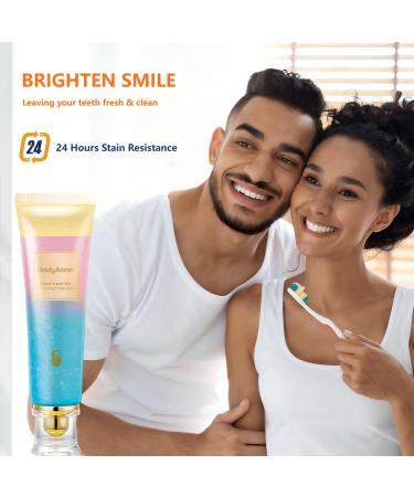 BodyAccel Niacinamide Whitening Toothpaste - Fluoride Free Sensitive Teeth Brightens with Cherry Flavor - 3.5 oz - Buy Online on GoSupps.com
