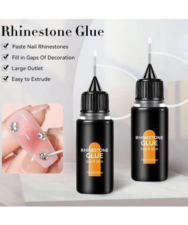 Generisch Rhinestone Nail Glue - 10ml - Manicure Accessory Kit - 3D Gel - Rhinestone Glue - For Beauty Salons - With Beads and Jewels for Decoration for Women and Girls - Buy Online on GoSupps.com