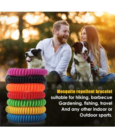 14Pcs Waterproof Mosquito Repellent Bracelet - Outdoor Repeller Wristbands | Pack of 14 Bands - Buy Online on GoSupps.com