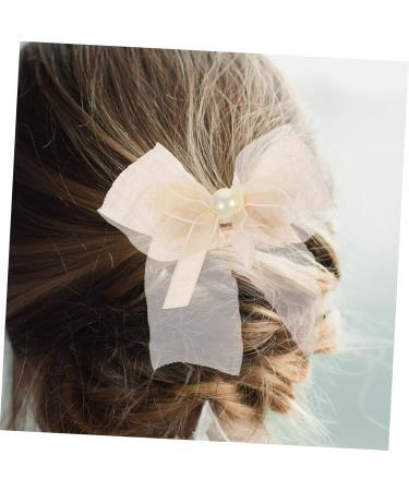 EXCEART Rite Rituals Prom Lace Hair Clip Cloth Hairpin Hair Accessories for Girls Hair Jewels for Women Bow Clips for Women Girls Bow Hairpin Grace Big Bow Headgear Hair Ring Child Bow Tie - Buy Online on GoSupps.com