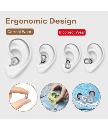Vetikin Reusable Ear Plugs - Noise Cancelling for Sleeping Concerts & Swimming | Soft Silicone with 6 Ear Tips (S/M/L) - Perfect Hearing Protection for Kids & Adults - Buy Online on GoSupps.com