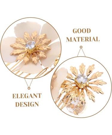 ABOOFAN 1 Pair Bridal Hair Accessories Wedding Hair Accessories Fairy Jewelry for Women Hair Comb Wedding Hair Combs for Wedding Hair Combs for Women Decorative Light Luxury Hairpin Bride - Buy Online on GoSupps.com