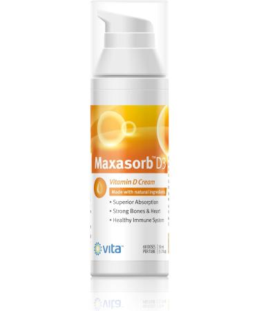 Vitamin D3 Cream for Psoriasis Relief | Soothes Itchy, Flaky, Scaly Skin | Paraben-Free & All Natural | Maximum Absorption | Vitamin D Lotion - Buy Online on GoSupps.com