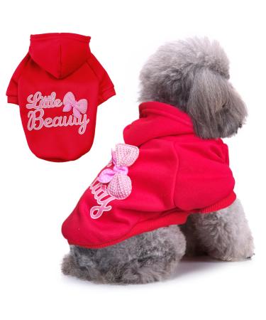 JECIKELON WINTER DOS HOLD POOLOVER SWASSHIRTS WATE WARE HOUSE HOUSE FOR SMALLY DOS CHIEHUAHUA COSTEL COUSE PURST CAP CASTING CASE (big Y01-Rot) Large Y01-R