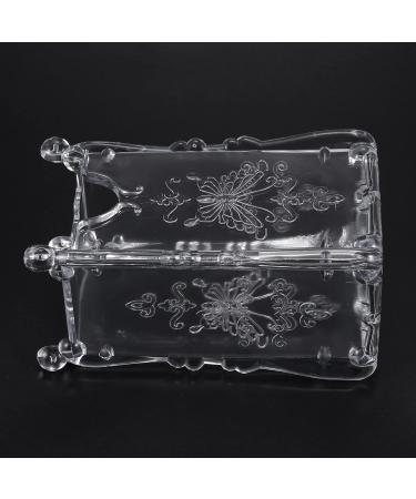 Lizusidtsy 2Pcs Makeup Cotton Pad Organizer Butterfly Fancy Storage Box for Nail Art Wipe Cotton Makeup Tools Transparent White - Buy Online on GoSupps.com