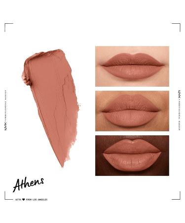 NYX Soft Matte Lip Cream in Athens - Matte Peach Beige Liquid Lipstick - Buy Online on GoSupps.com