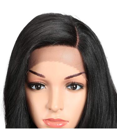 Joedir 30 Inch Black Wavy Lace Wig for Women - 76.2 cm Heat-Resistant Fiber 130% Density Side Part Pack of 1 - International Shipping Available - Buy Online on GoSupps.com