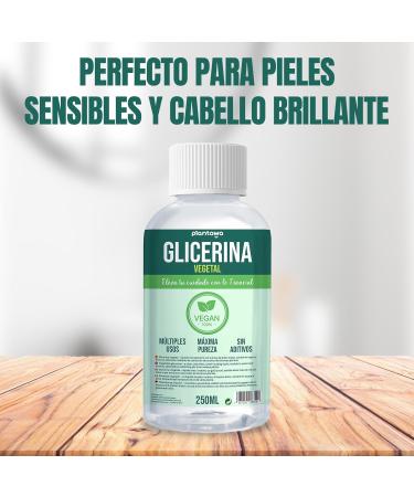  PLANTAWA Plantawa Liquid Vegetable Glycerin 250ml | High Purity Natural Moisturizer & Moisturizer for Hair & Skin Fragrance Free Ideal Soaps Shampoos Creams USP Pharmaceutical Grade - Buy Online on GoSupps.com