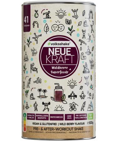 Bodensee New Kraft Smoothie powder 500 g powerful smoothie with blueberry flavor improved formula more than 20 powerful superfoods premium quality from Lake Constance