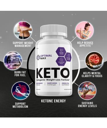 (2 Pack) Optimal Max Keto Pills - Advanced Ketogenic Support - 120 Capsules - Buy Online on GoSupps.com