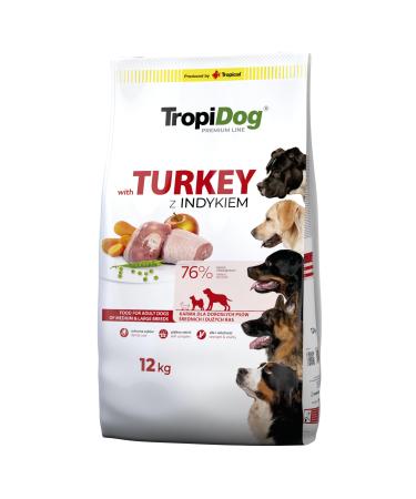 Turkey and Rice Dog Food for Adults of Medium and Large Breeds 12kg