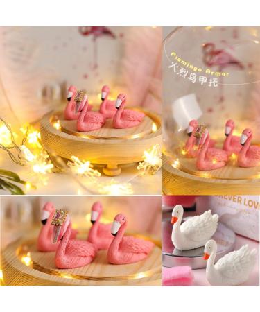 Shop Tangger 6PCs Nail Tips Holder Stand - Flamingo & White Swan for DIY Manicure & Salon Display - Buy Online on GoSupps.com