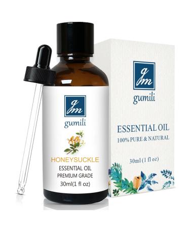 Honeysuckle Essential Oil Home Fragrance Oil Perfume Oil Scent Oil for Soaps Candle Making Dryer Balls Diffusers Laundry Slime -1 oz /30ml Honeysuckle 1 Fl Oz (Pack of 1)