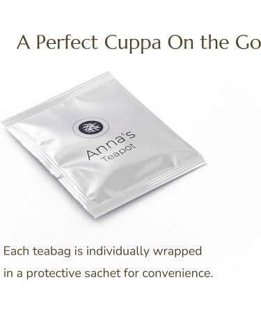 Anna's Teapot Organic Sencha Tea Bags | Premium Japanese Green Tea | 20 Organic Sencha Green Tea Bags Individually Wrapped for Easy Preparation 1 Count (Pack of 20) - Buy Online on GoSupps.com