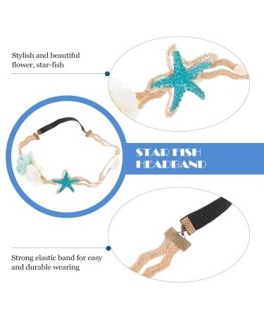 Lurrose Blue Glitter Mermaid Headband | Cat Ear Hair Straps & Mesh Hair Band for Baby Girls & Kids | Perfect Party Supplies & Decorations - Buy Online on GoSupps.com