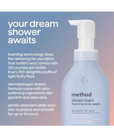 Method Dream Foam Foaming Body Wash Sea Spray + Salt Air 13.5 oz - Buy Online on GoSupps.com
