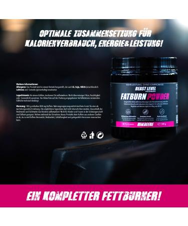 Buy Gym Pre Burn Booster by Beast Level Performance - Energy Boosting Powder for Weight Loss & Enhanced Workouts - 80 mg Caffeine - Refreshing Flavor - Buy Online on GoSupps.com