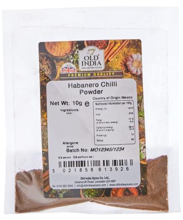 Old India Habanero Chilli Powder 10g 10 g