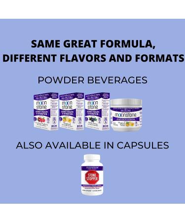 Moonstone Kidney Cleanse & Support Drink Mix - Keto Electrolyte Hydration Powder with Stone Prevention - Chanca Piedra Alternative - Magnesium & Potassium - 7 Pack Lemonade 2.8oz - Buy Online on GoSupps.com