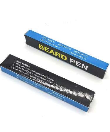 Folpus Men's Beard Pencil Filler - Precision Beard Filler Pen in Dark Grey for Perfect Styling - International Shipping Available - Buy Online on GoSupps.com