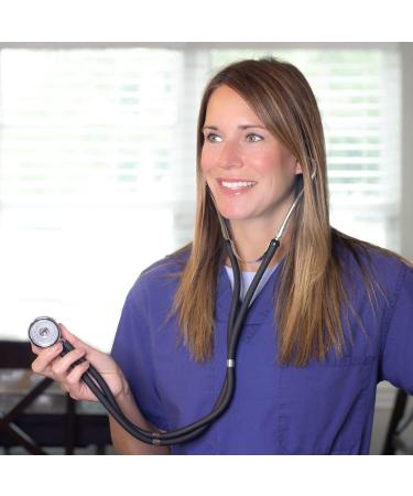 MABIS Stethoscope Sprague Rappaport 5-in-1 for Heart Sounds on Adults, Pediatrics, Infants - 22 Inch Y Tubing, Interchangeable Chest Pieces - Retail Box, Yellow - Buy Online on GoSupps.com