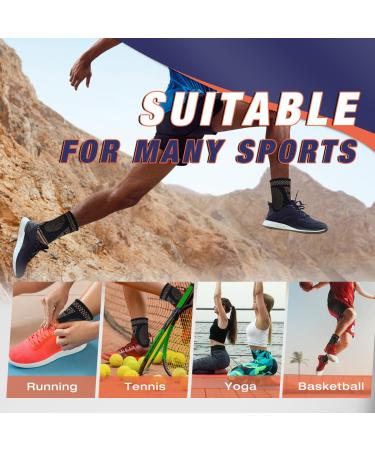 Copper Ankle Brace for Men & Women - Compression Sleeve for Plantar Fasciitis Achilles Tendonitis Pain Relief - Large (1 Pair) - Ideal Everyday Support - Buy Online on GoSupps.com