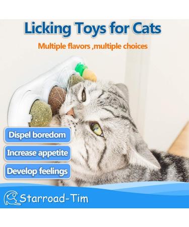 STARROAD-TIM Rotatable Edible Catnip Balls Toy for Cats - Natural & Healthy - Buy Online on GoSupps.com