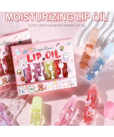 Clear Lip Gloss Sets For Teenage Girls 6 Pcs Flower-Flavored Lip Oil Lovely Gift No-Sticky Liquid Lipstick Long Lasting Lip Glow Balm Lip Care Natural Plant Formula - Buy Online on GoSupps.com