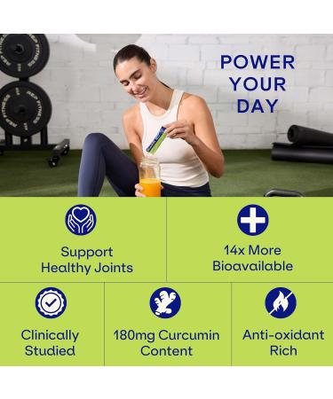 Blueshift Turmeric Citrus Medley - Turmeric Powder Packets for Water Turmeric Curcumin Supplement No Sugar Drink Mix for Natural Recovery Support - Citrus Flavor Powder Sticks (10 Pack) Stick Packs 0.15 Ounce (Pack of 10) - Buy Online on GoSupps.com