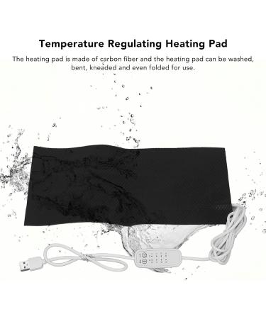 Washable Heating Pillows for Pets & Reptiles - USB Fabric Heater with 4 Gear Thermoregulation | 25x30 cm Winter Warmth - Buy Online on GoSupps.com